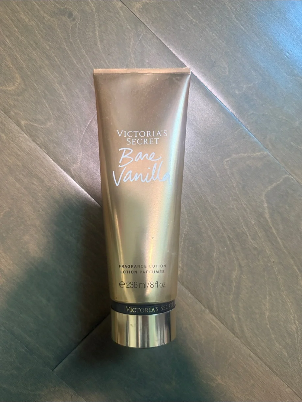 Victoria's Secret Bare Vanilla Lotion - Metallic Gold Tube